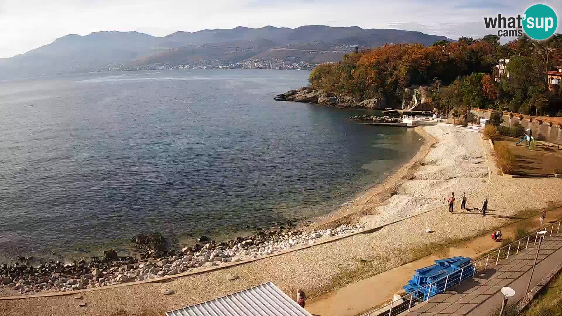 Rijeka web kamera plaža pri Bazenih Kantrida