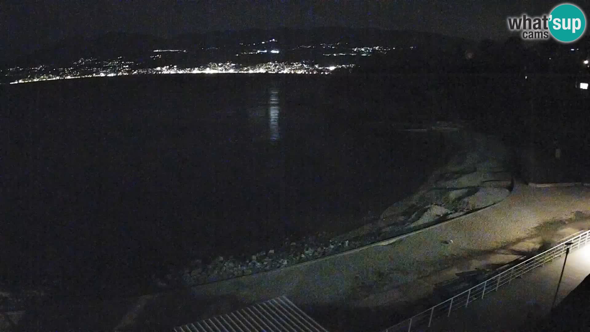 Reka Spletna kamera  plaža pri Bazenih Kantrida
