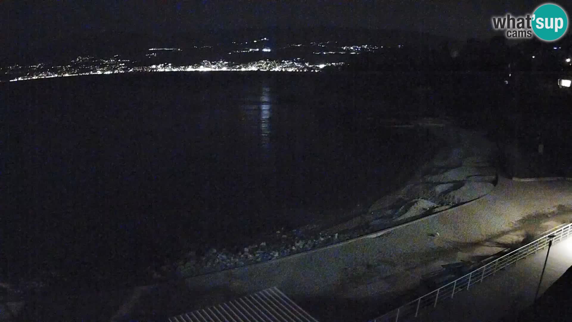 Rijeka web kamera plaža pri Bazenih Kantrida