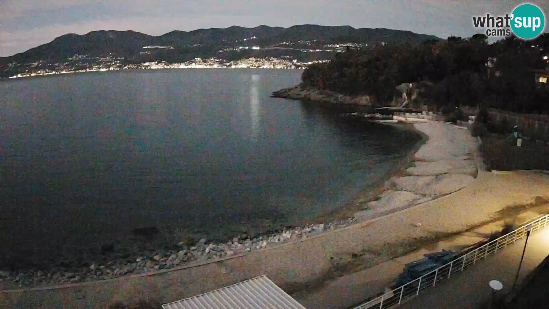 Rijeka web kamera plaža pri Bazenih Kantrida