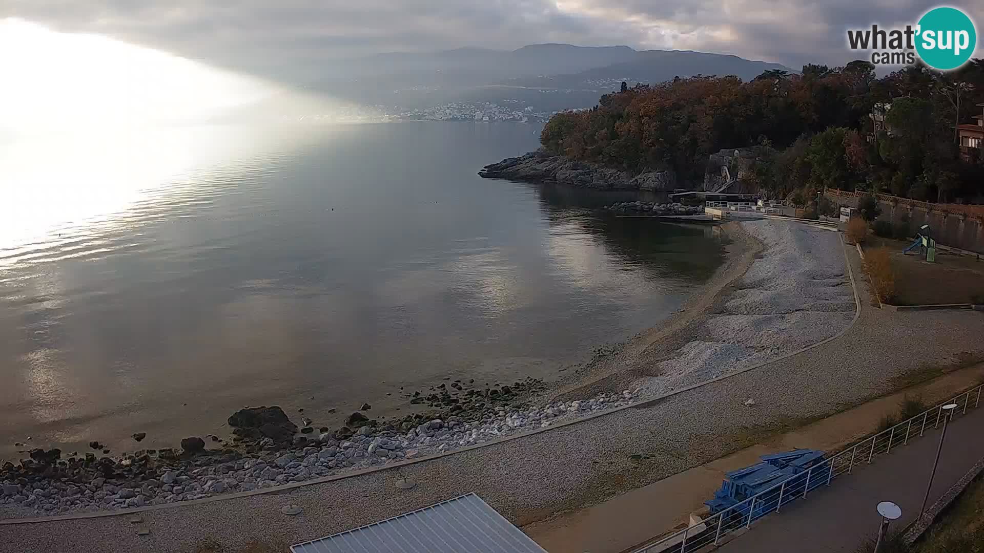 Rijeka web kamera plaža pri Bazenih Kantrida