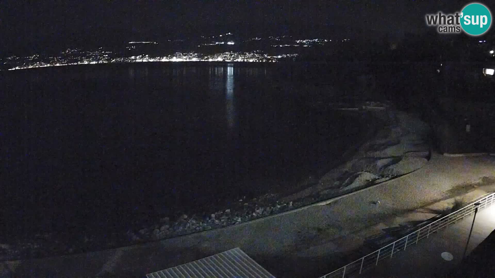 Rijeka web kamera plaža pri Bazenih Kantrida