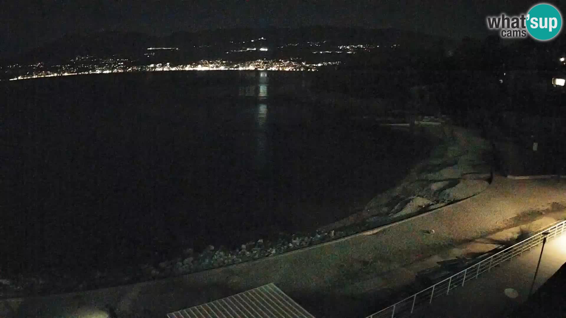 Rijeka web kamera plaža pri Bazenih Kantrida