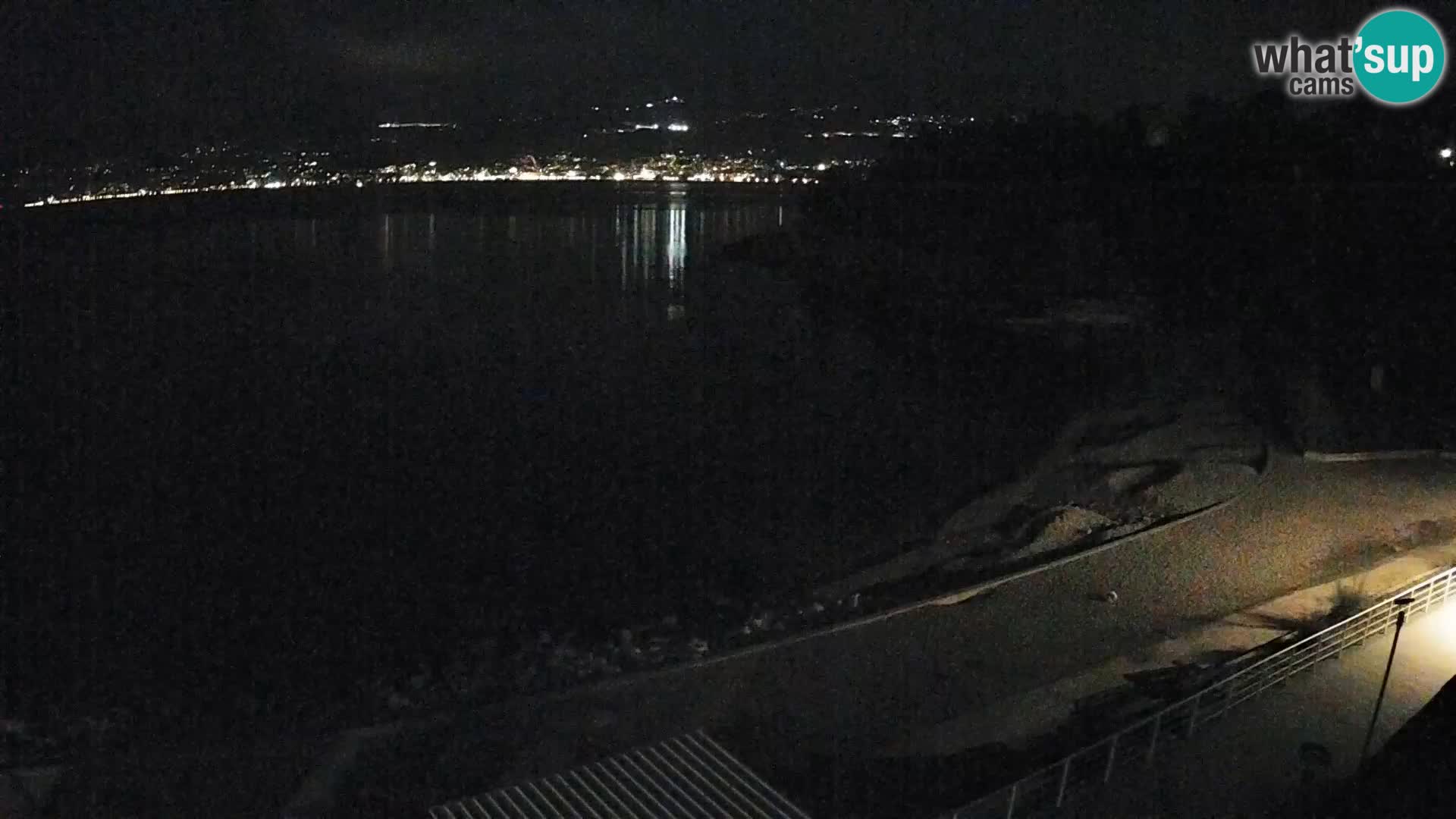 Rijeka web kamera plaža pri Bazenih Kantrida