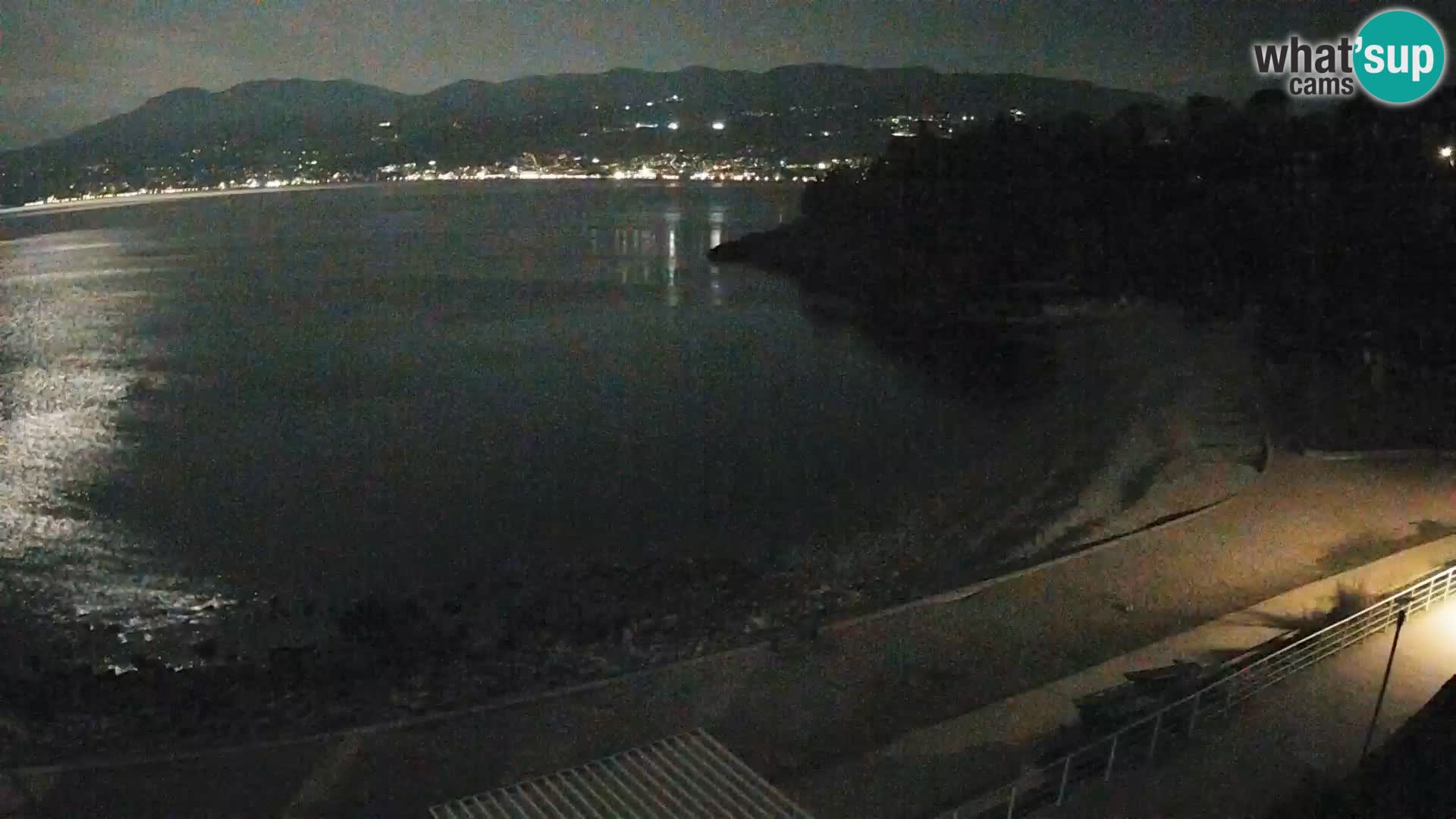 Rijeka web kamera plaža pri Bazenih Kantrida