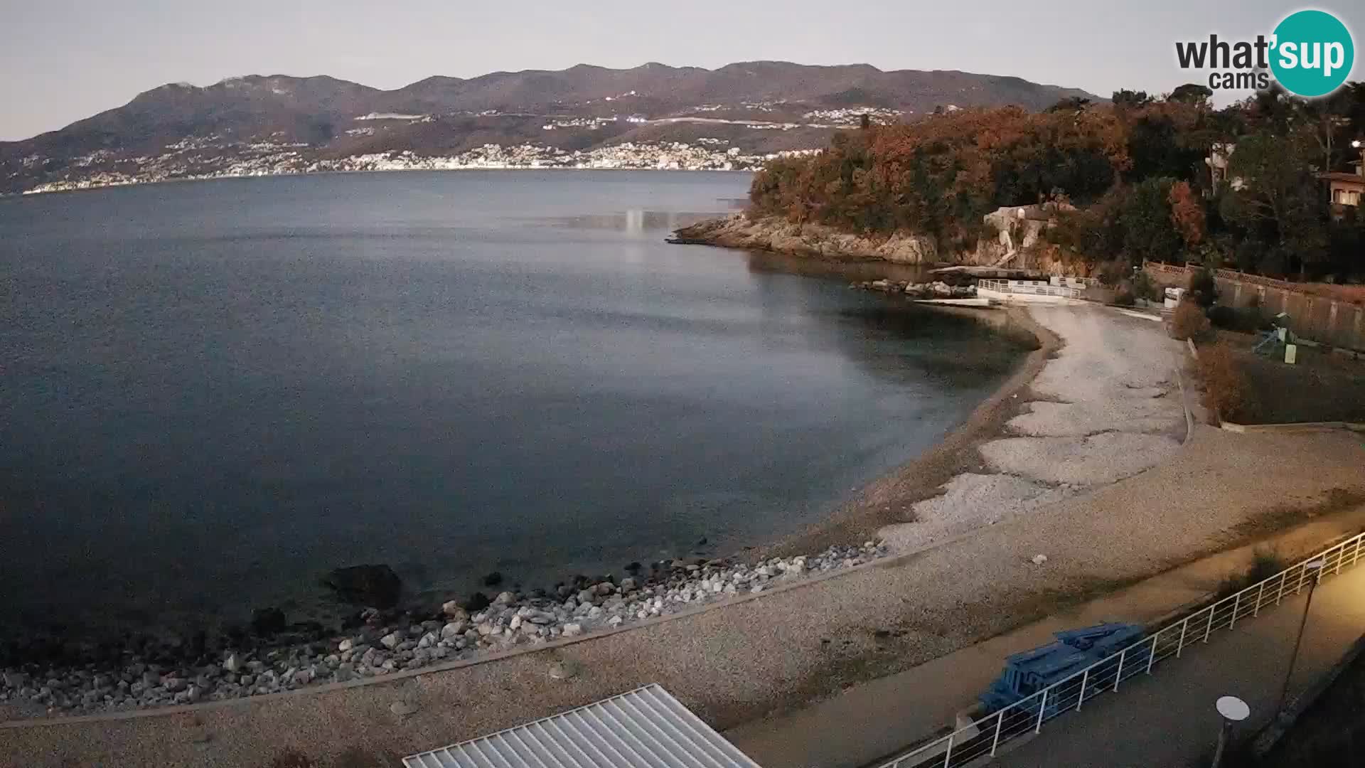 Rijeka web kamera plaža pri Bazenih Kantrida