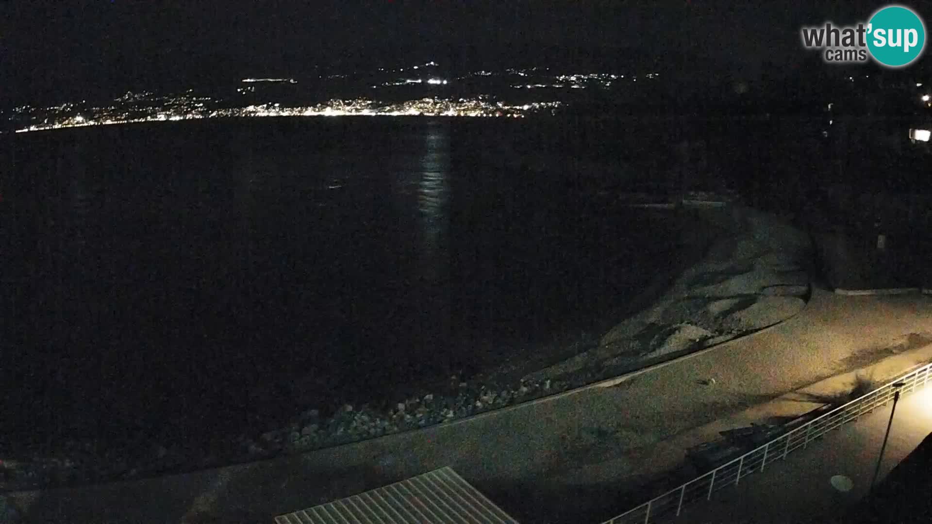 Rijeka web kamera plaža pri Bazenih Kantrida