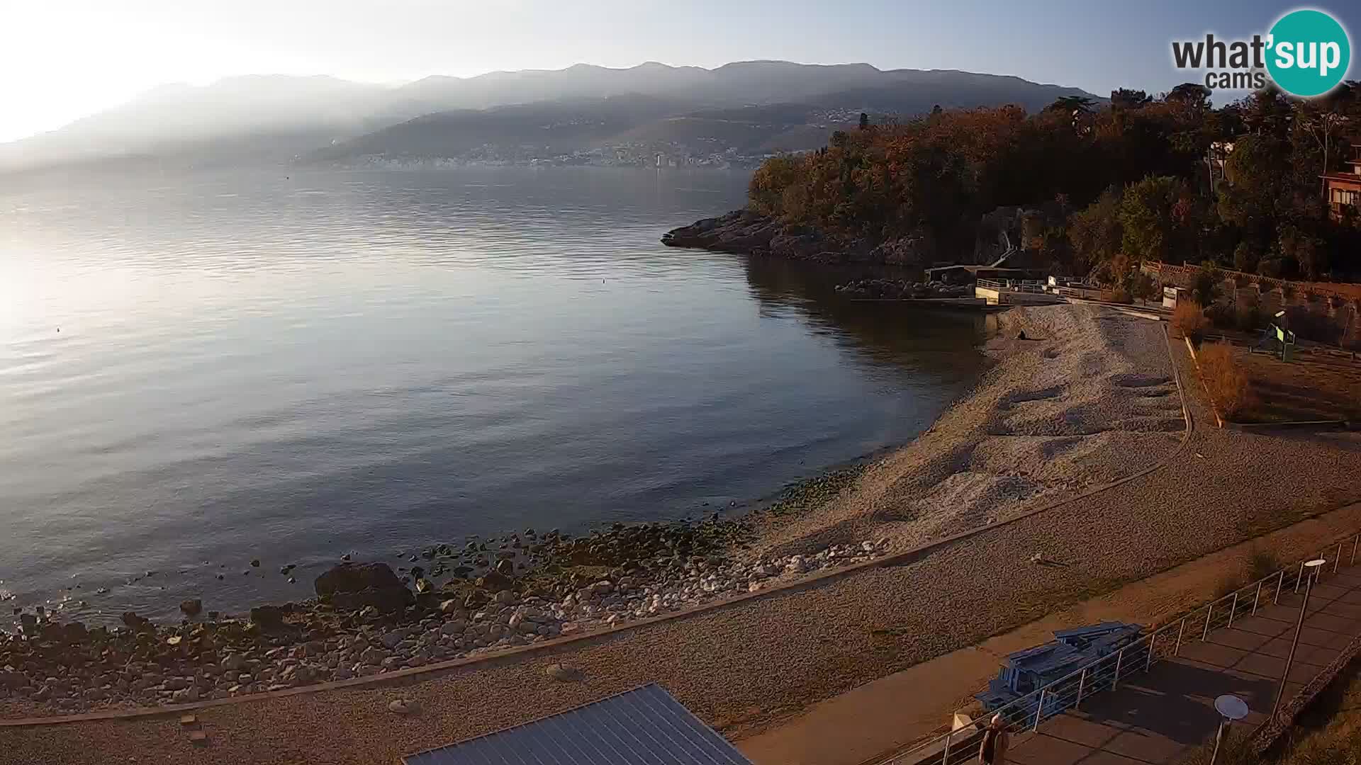 Rijeka web kamera plaža pri Bazenih Kantrida