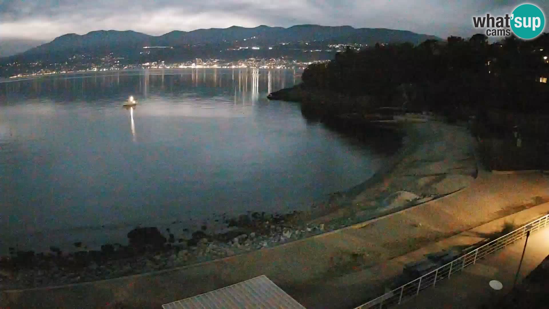 Rijeka web kamera plaža pri Bazenih Kantrida