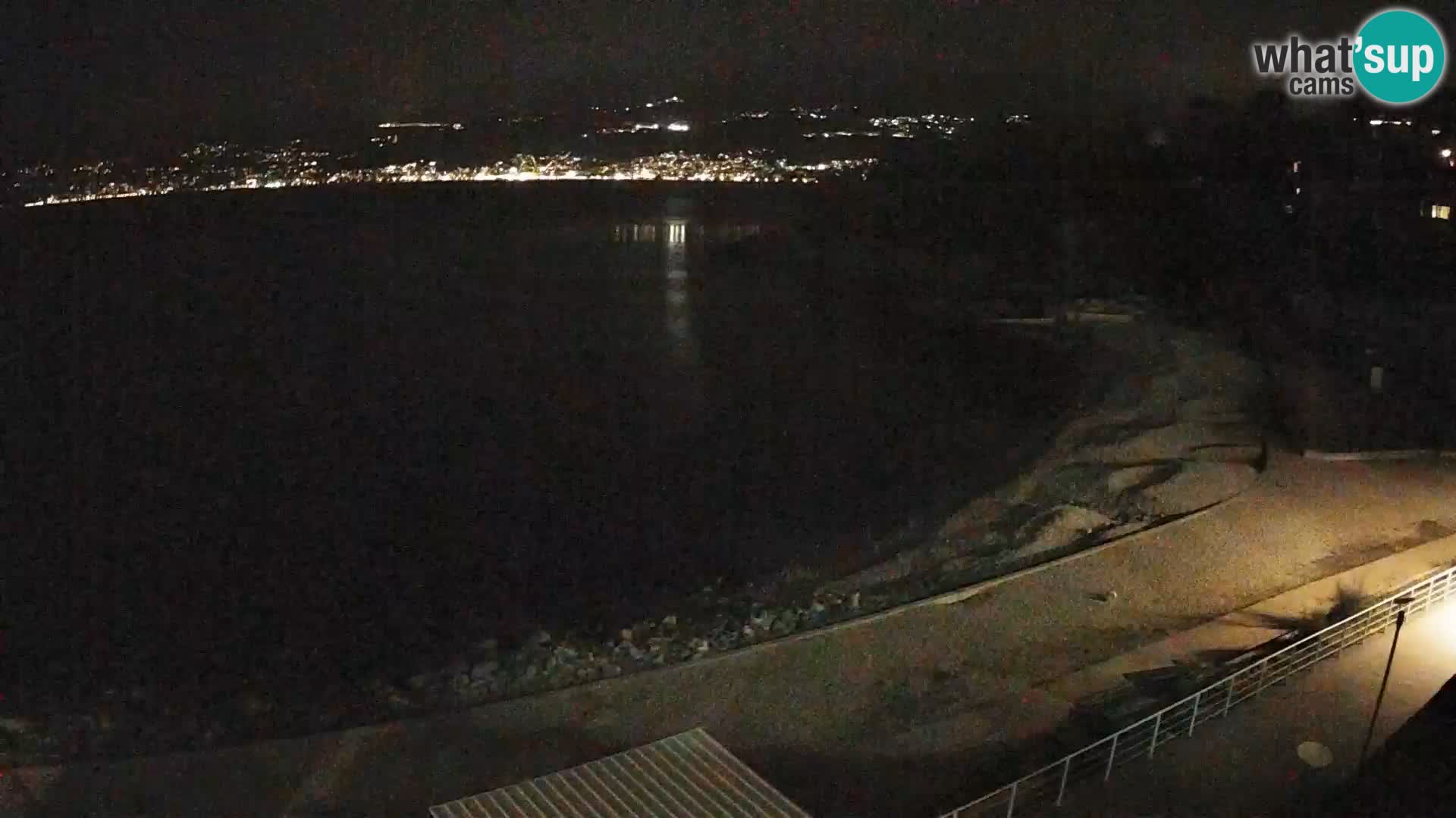 Rijeka web kamera plaža pri Bazenih Kantrida