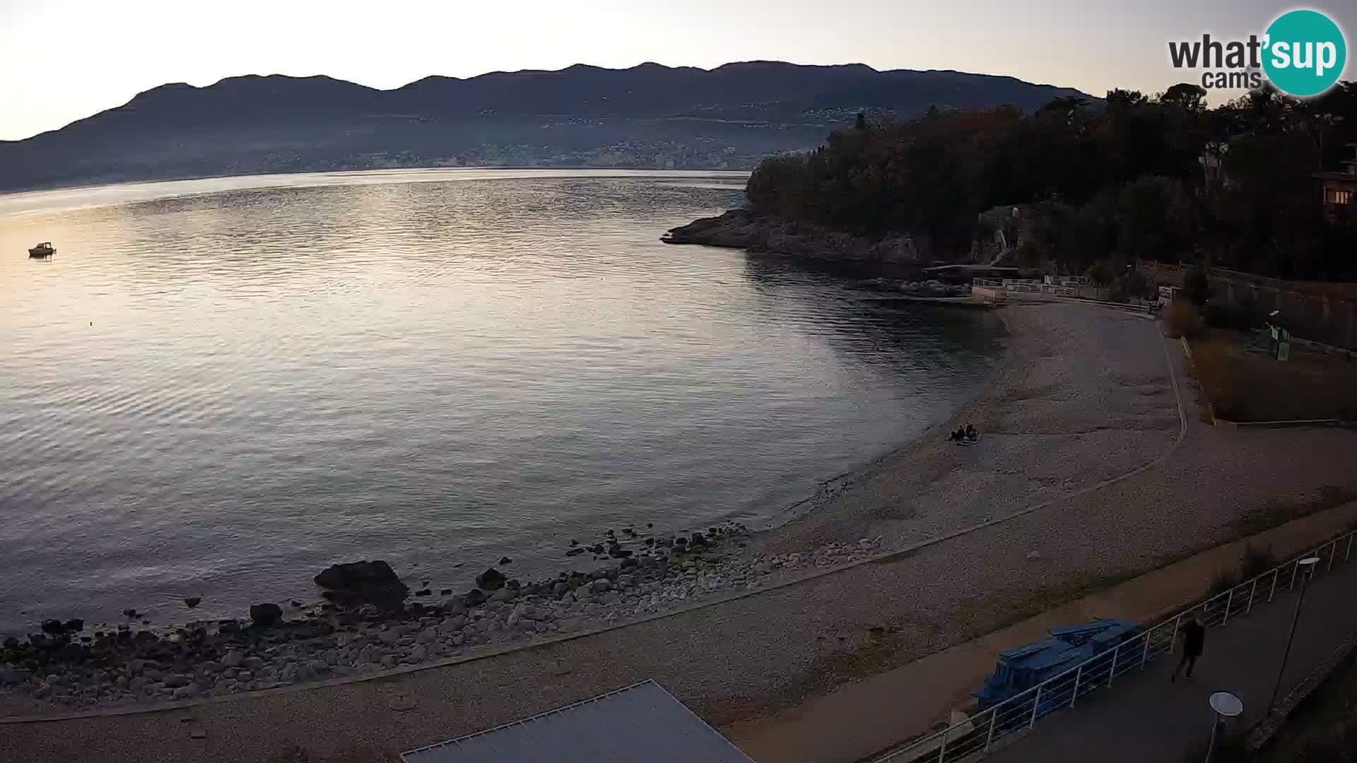 Reka Spletna kamera  plaža pri Bazenih Kantrida