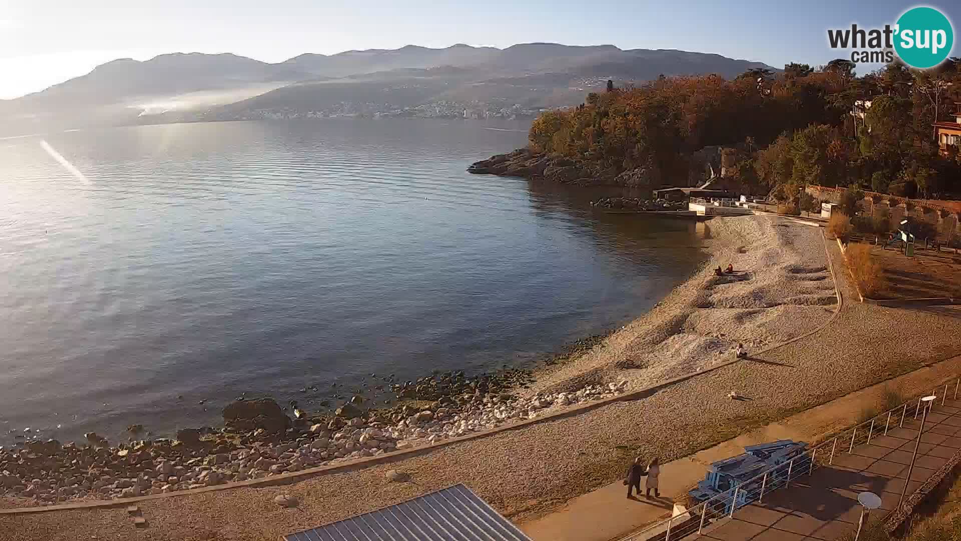 Reka Spletna kamera  plaža pri Bazenih Kantrida