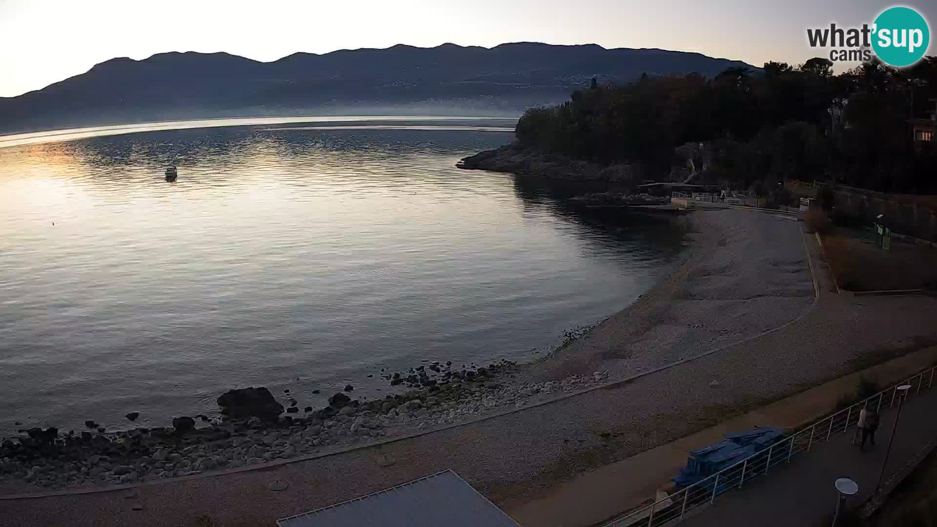 Rijeka web kamera plaža pri Bazenih Kantrida