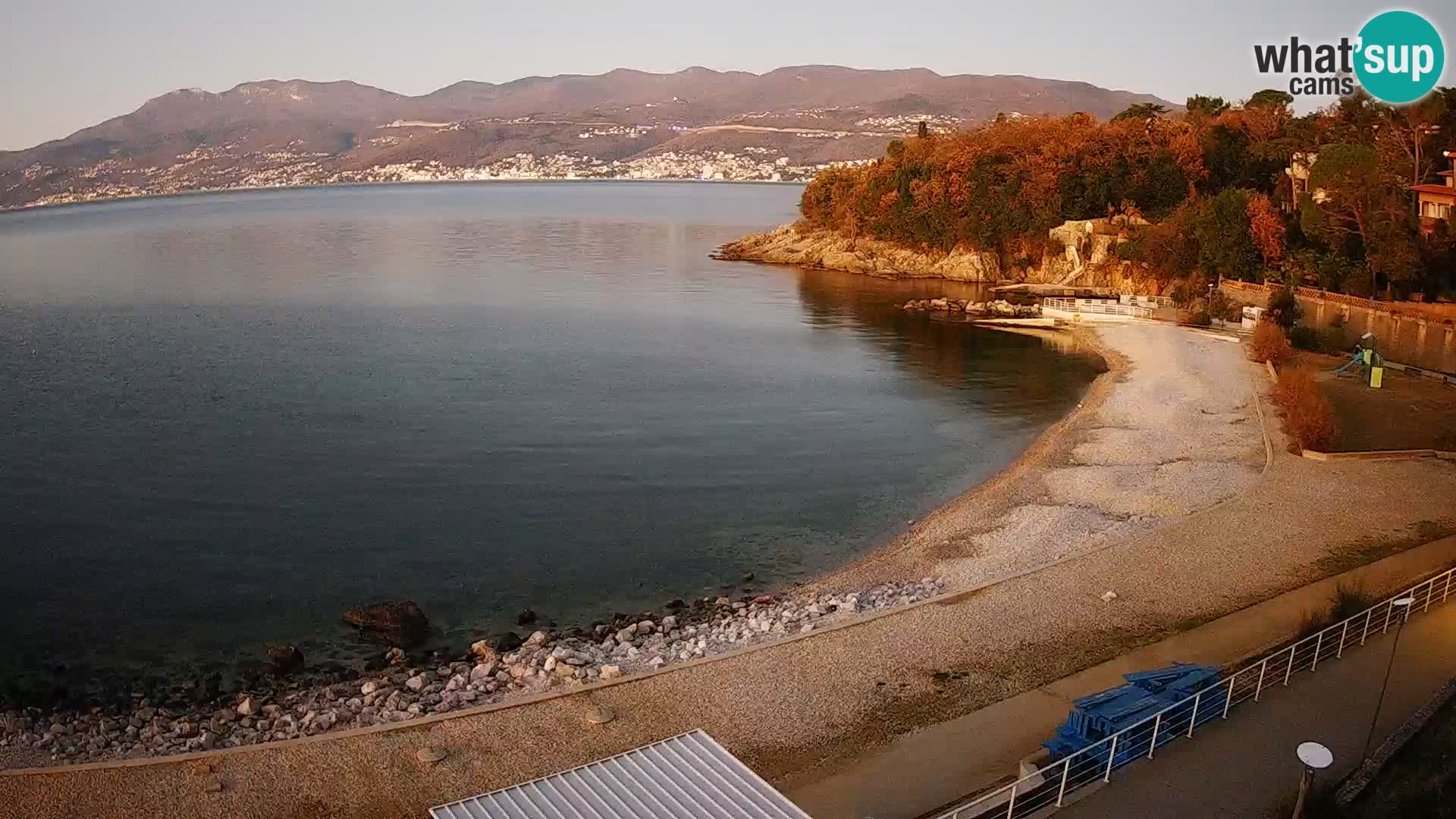 Reka Spletna kamera  plaža pri Bazenih Kantrida