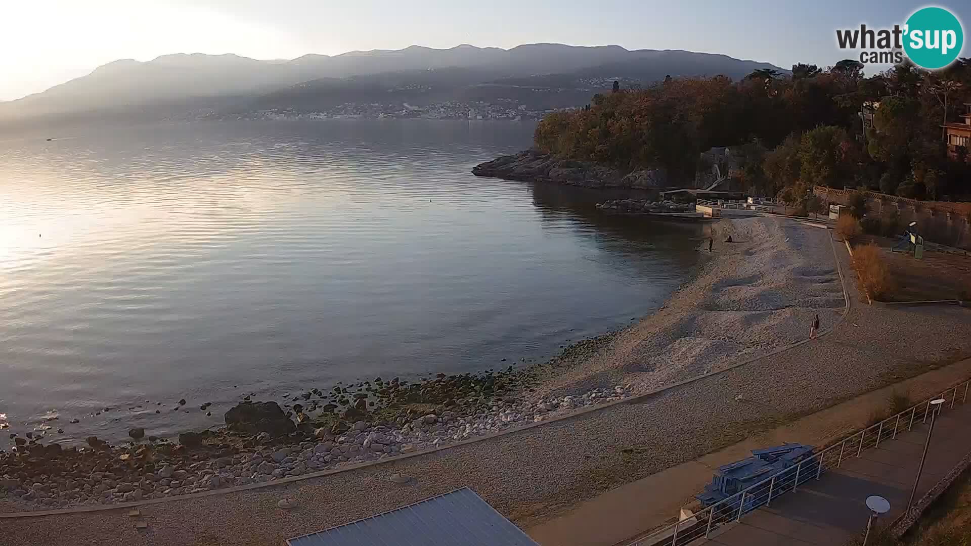 Reka Spletna kamera  plaža pri Bazenih Kantrida