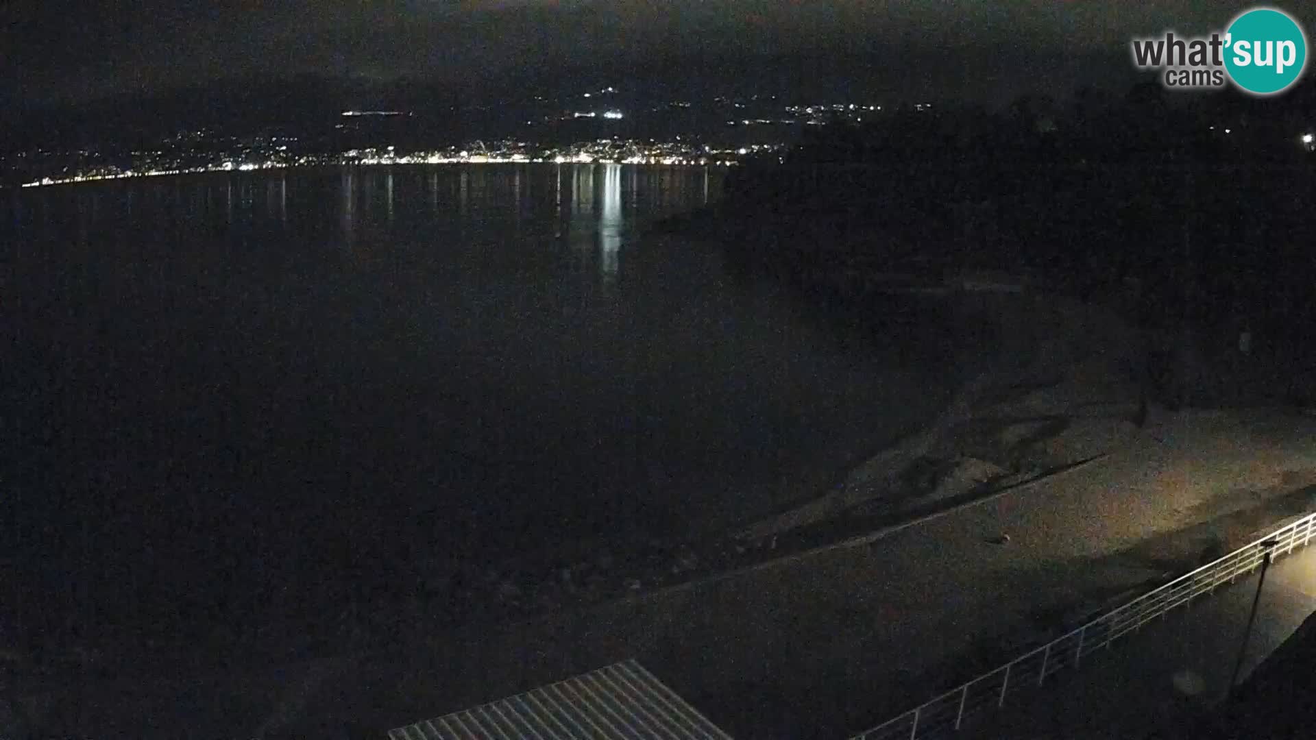 Rijeka web kamera plaža pri Bazenih Kantrida