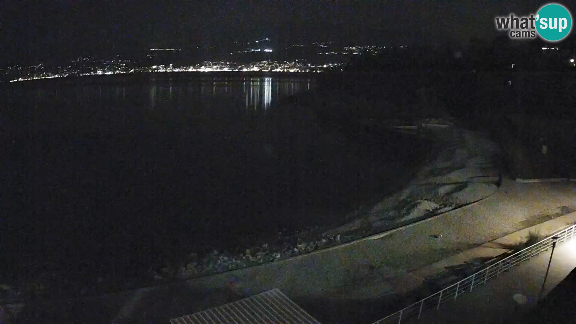 Rijeka web kamera plaža pri Bazenih Kantrida