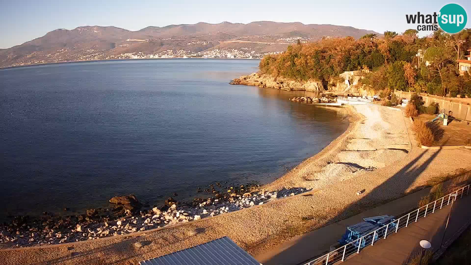 Rijeka web kamera plaža pri Bazenih Kantrida