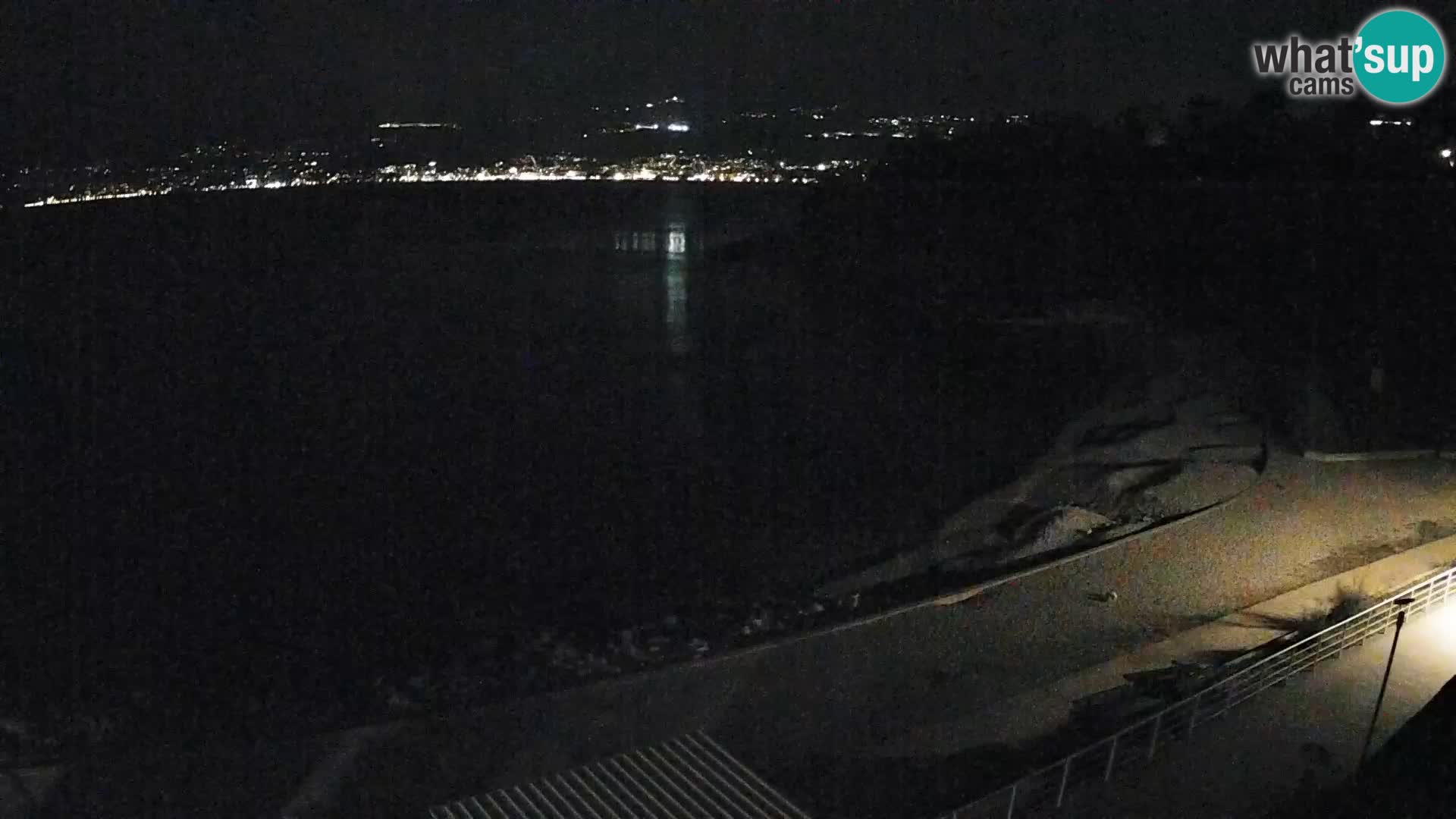 Reka Spletna kamera  plaža pri Bazenih Kantrida