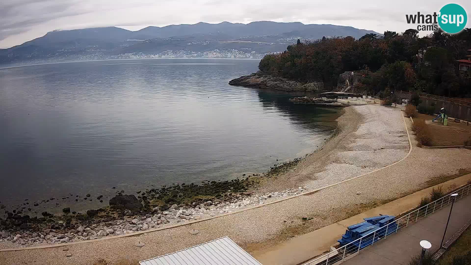 Rijeka web kamera plaža pri Bazenih Kantrida