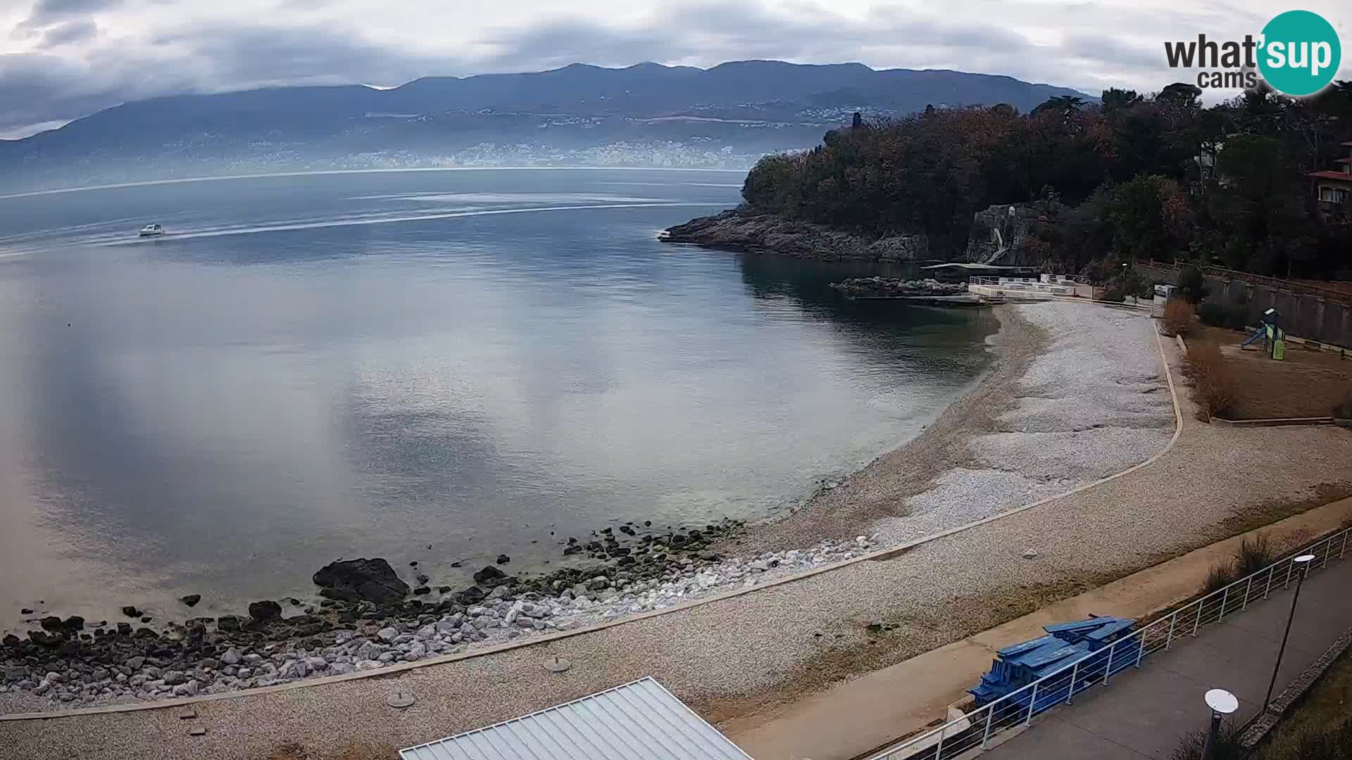 Rijeka web kamera plaža pri Bazenih Kantrida