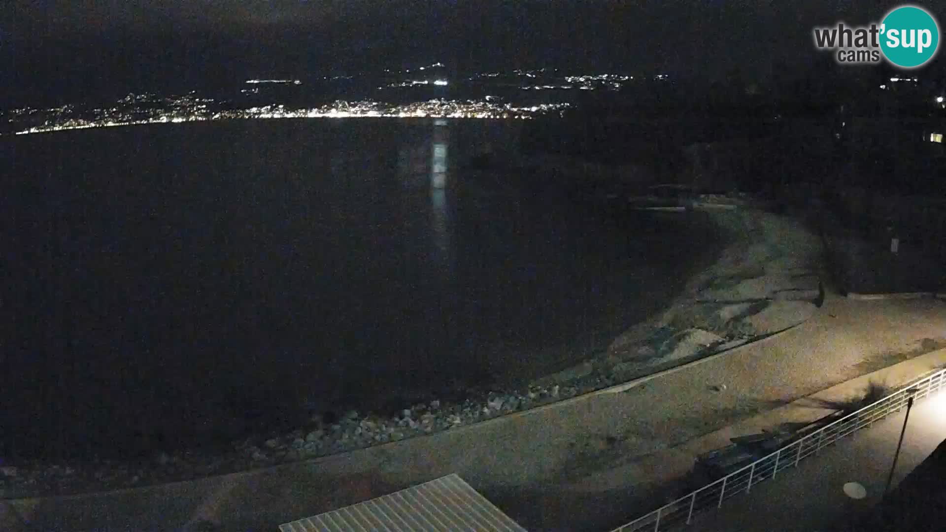 Rijeka web kamera plaža pri Bazenih Kantrida