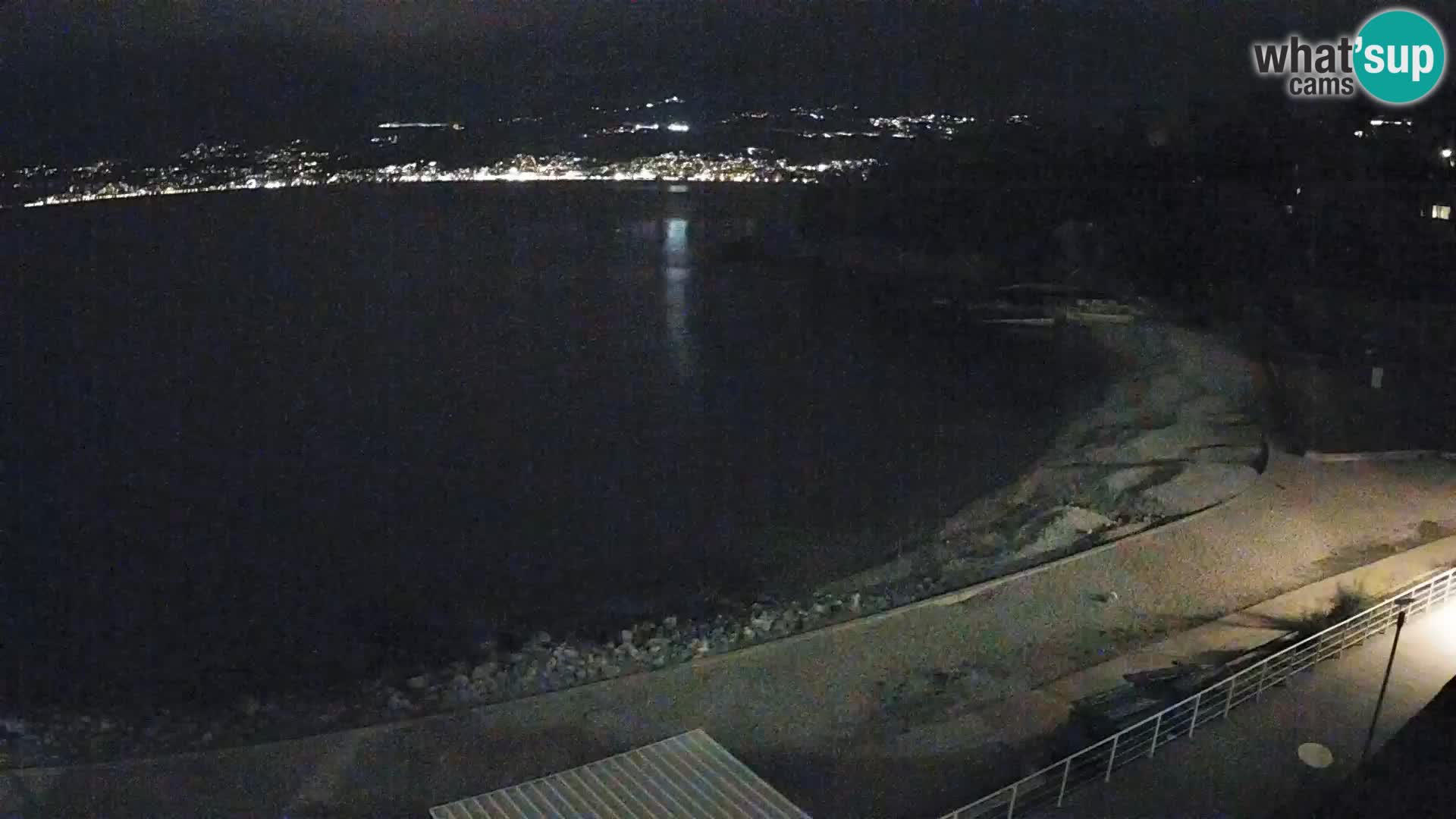 Rijeka web kamera plaža pri Bazenih Kantrida