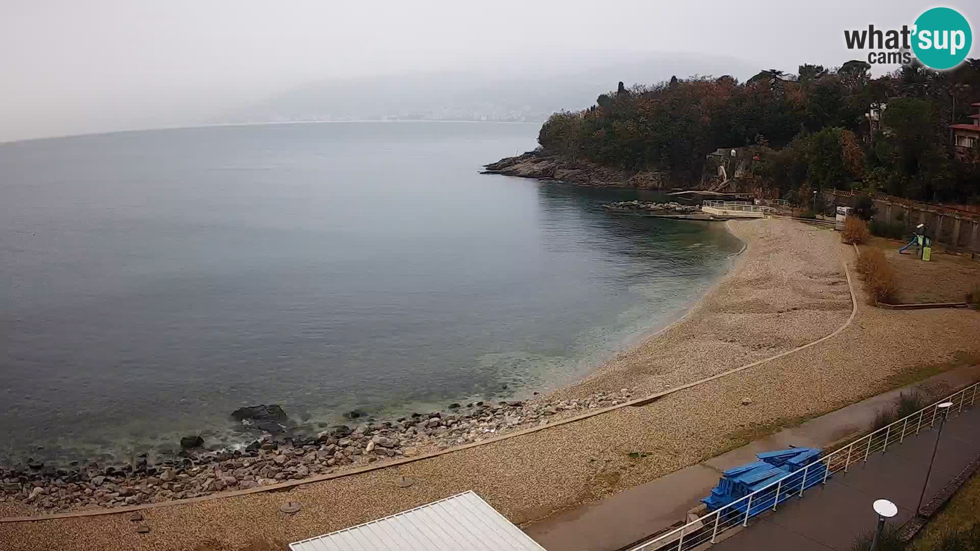 Reka Spletna kamera  plaža pri Bazenih Kantrida