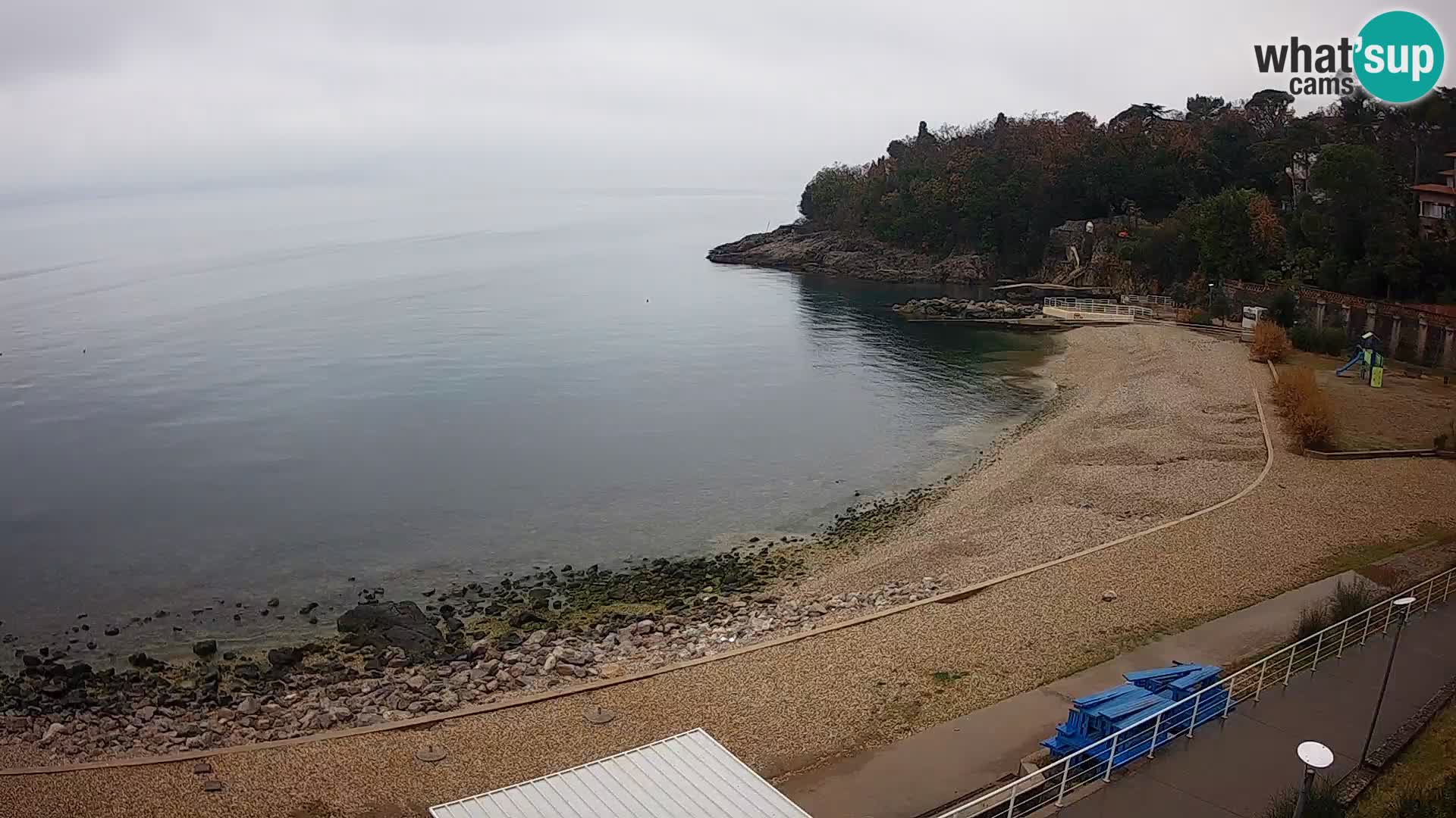 Reka Spletna kamera  plaža pri Bazenih Kantrida