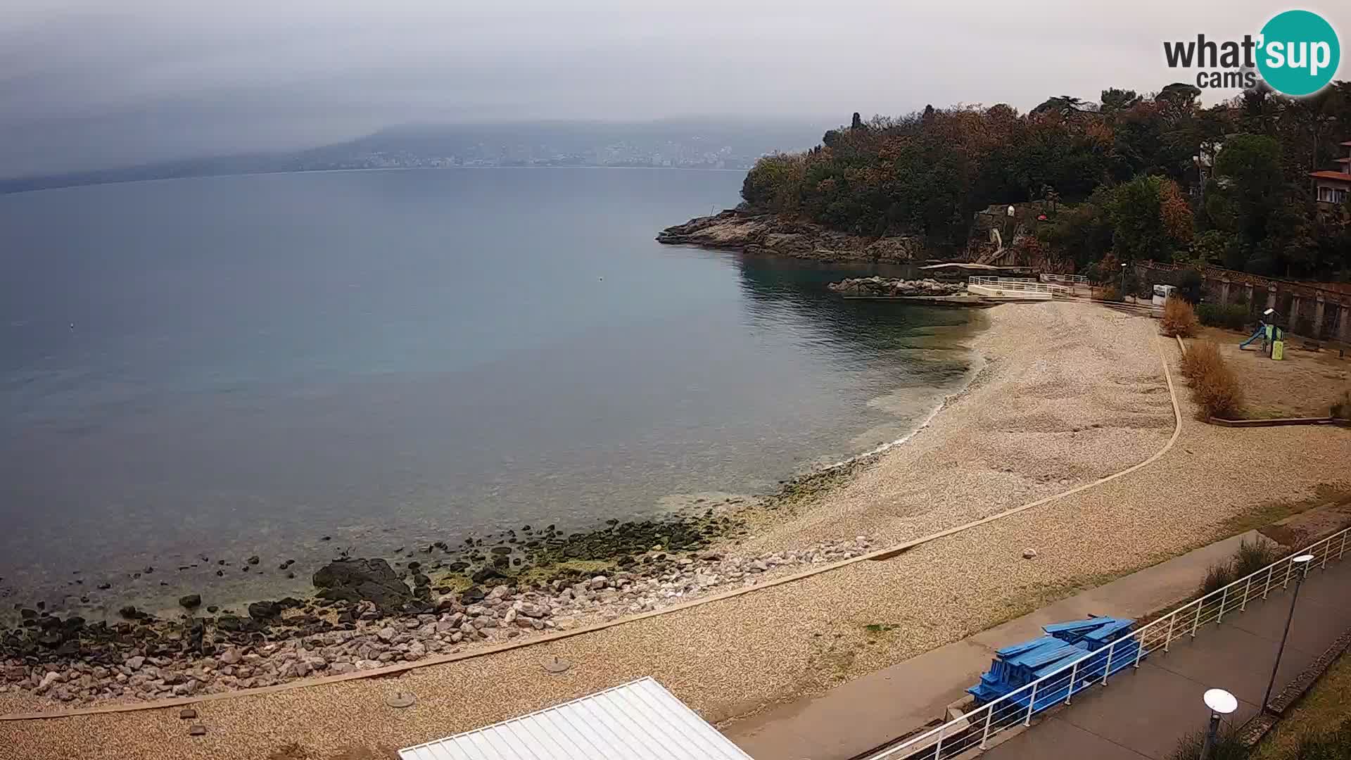 Reka Spletna kamera  plaža pri Bazenih Kantrida