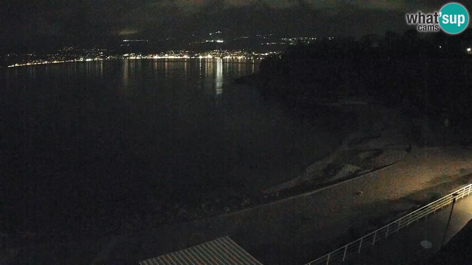 Rijeka web kamera plaža pri Bazenih Kantrida