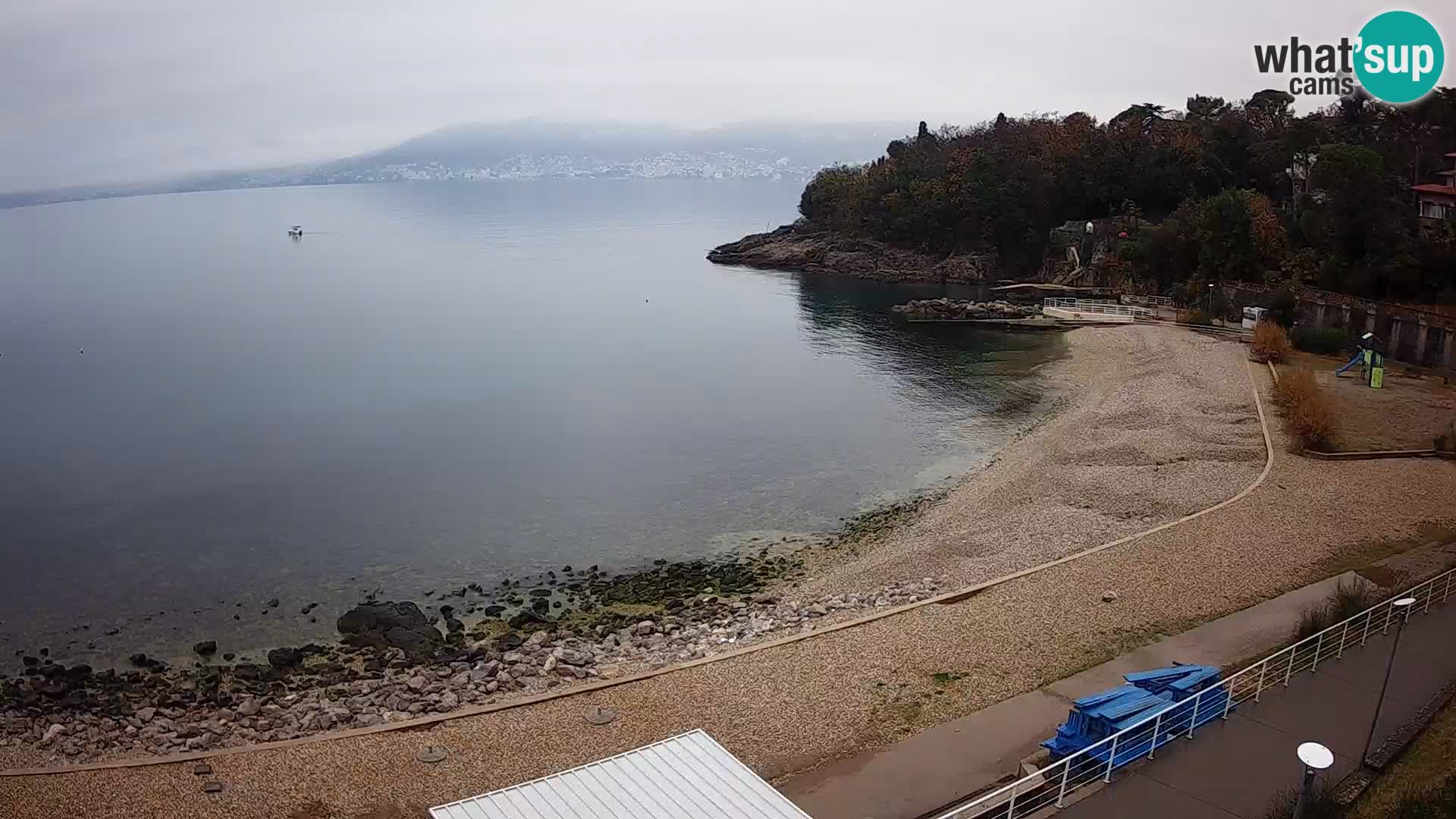 Rijeka web kamera plaža pri Bazenih Kantrida