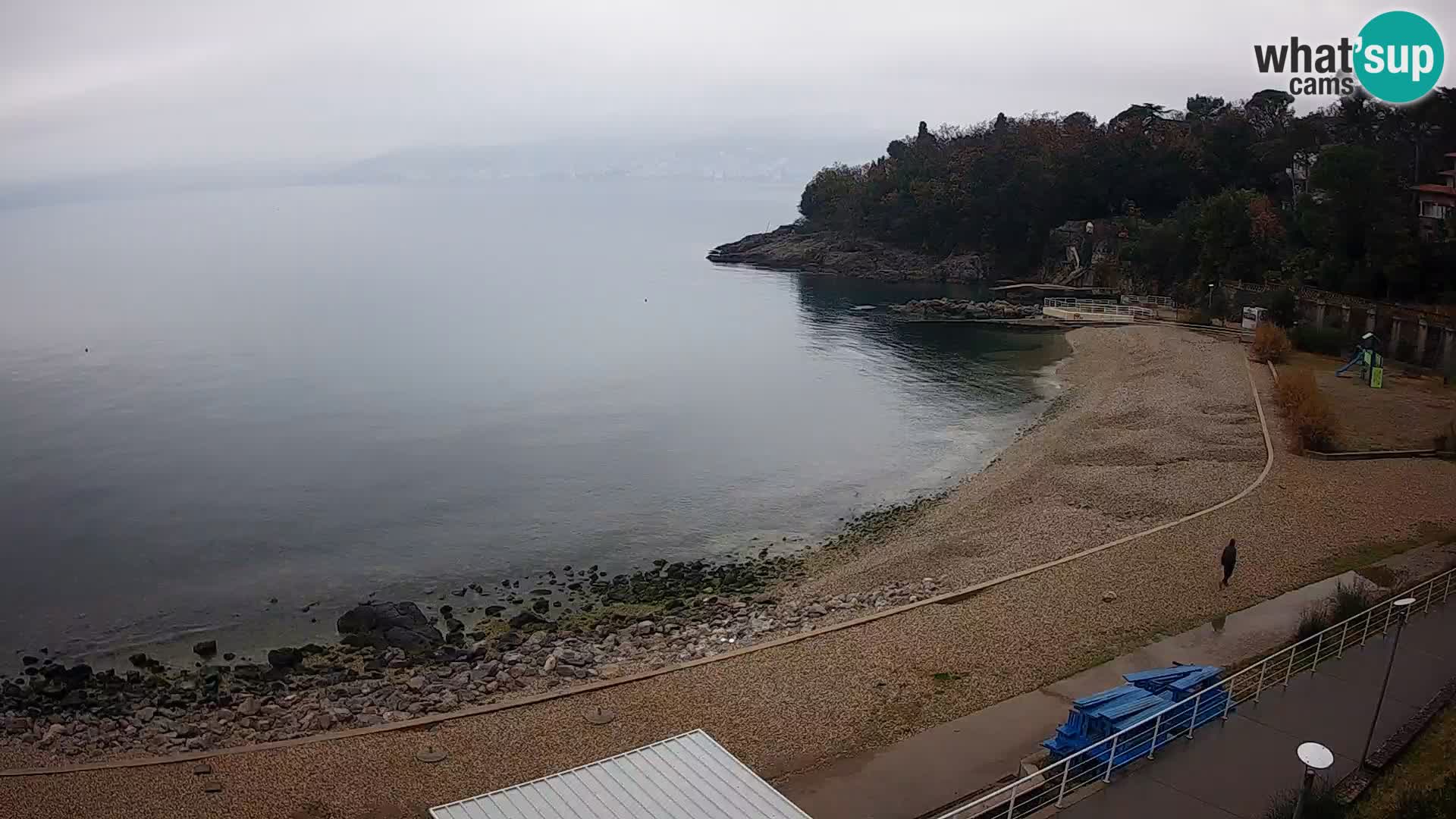 Rijeka web kamera plaža pri Bazenih Kantrida