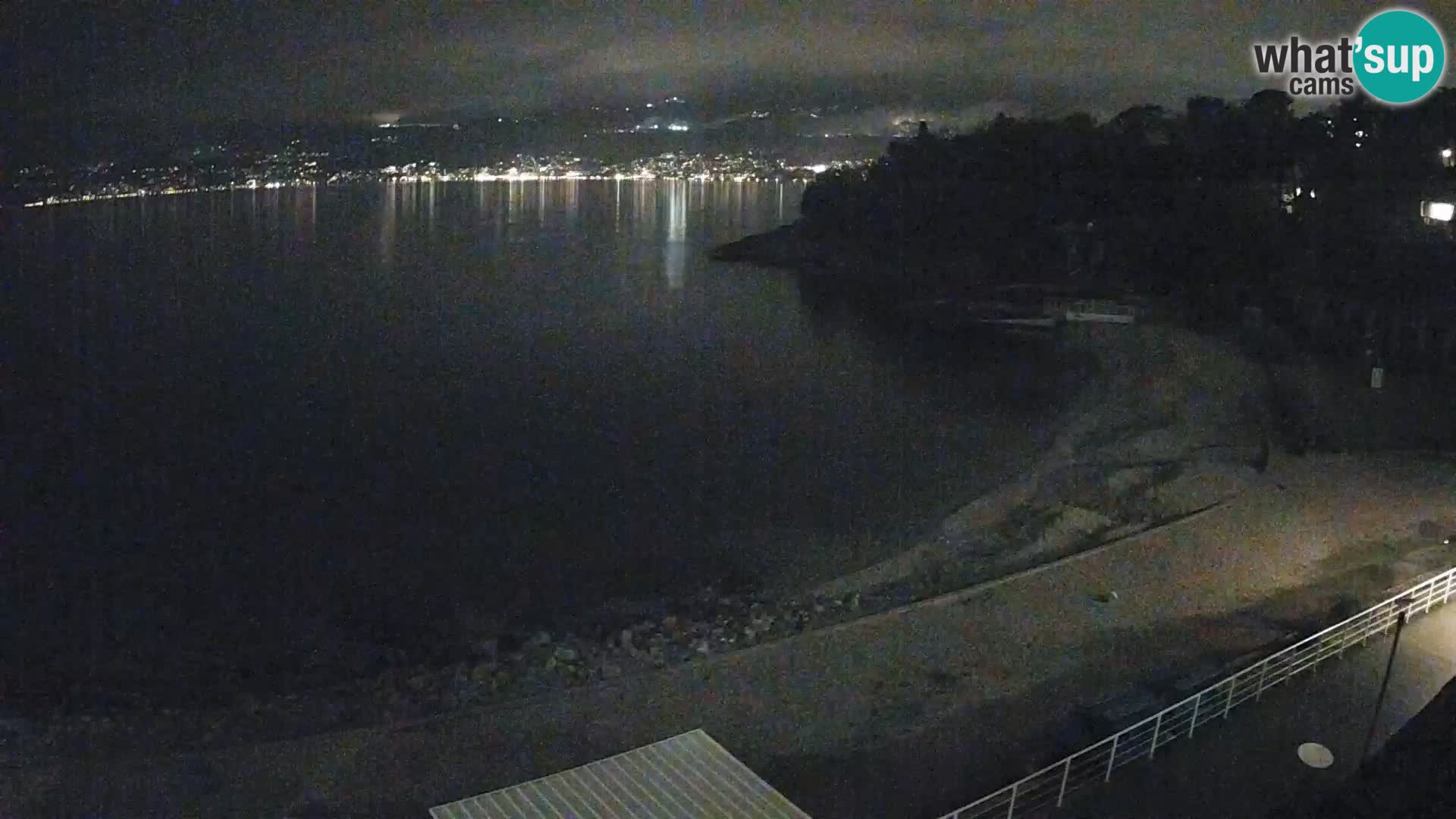 Rijeka web kamera plaža pri Bazenih Kantrida