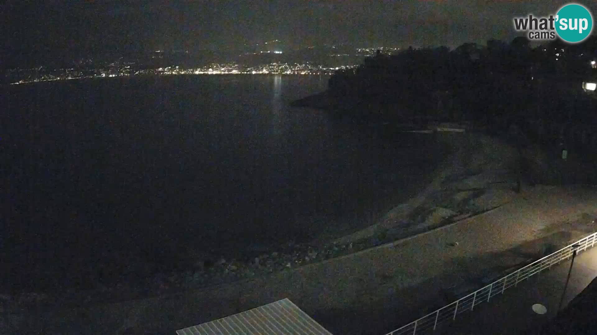 Rijeka web kamera plaža pri Bazenih Kantrida