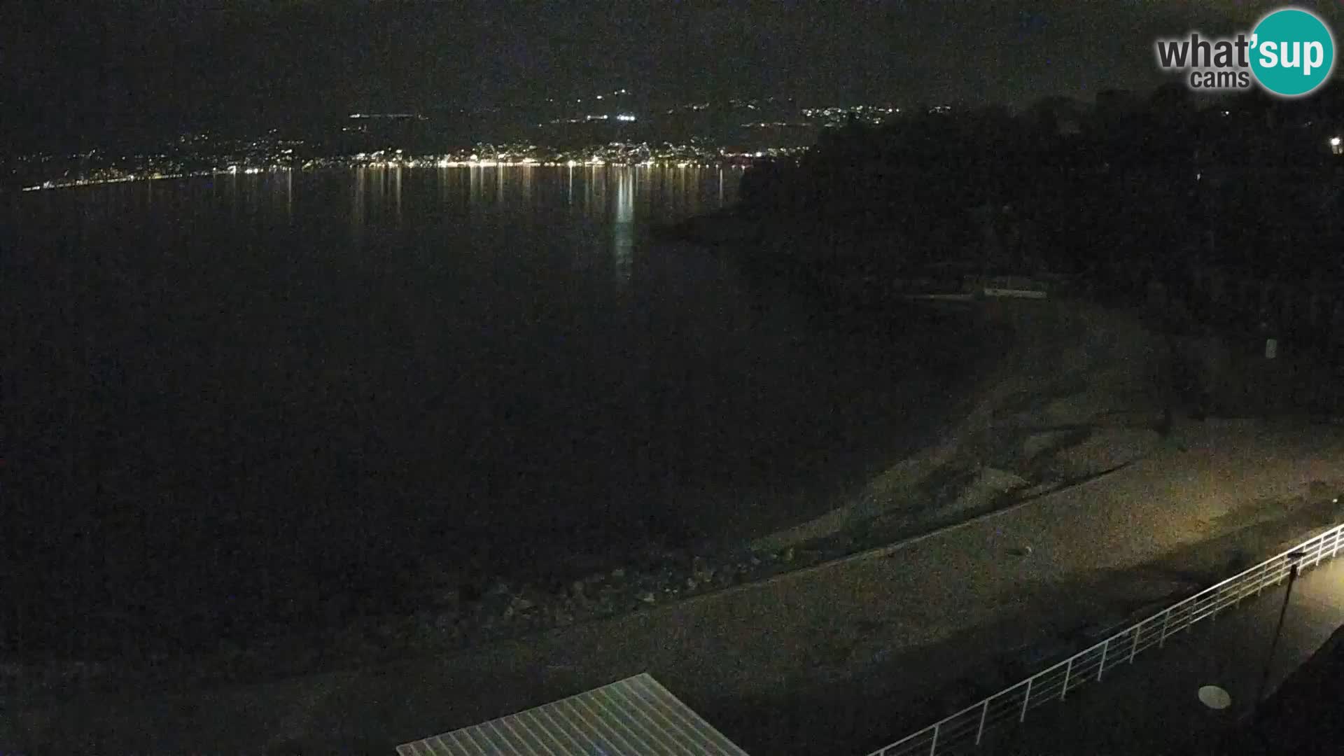 Rijeka web kamera plaža pri Bazenih Kantrida