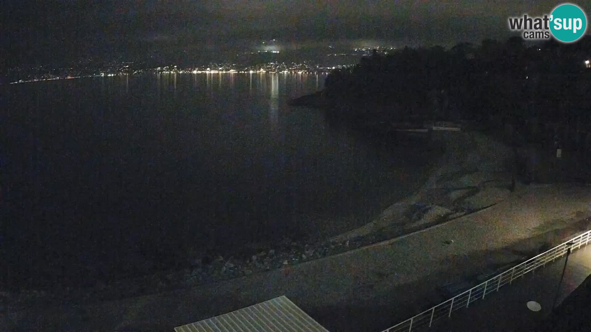 Rijeka web kamera plaža pri Bazenih Kantrida