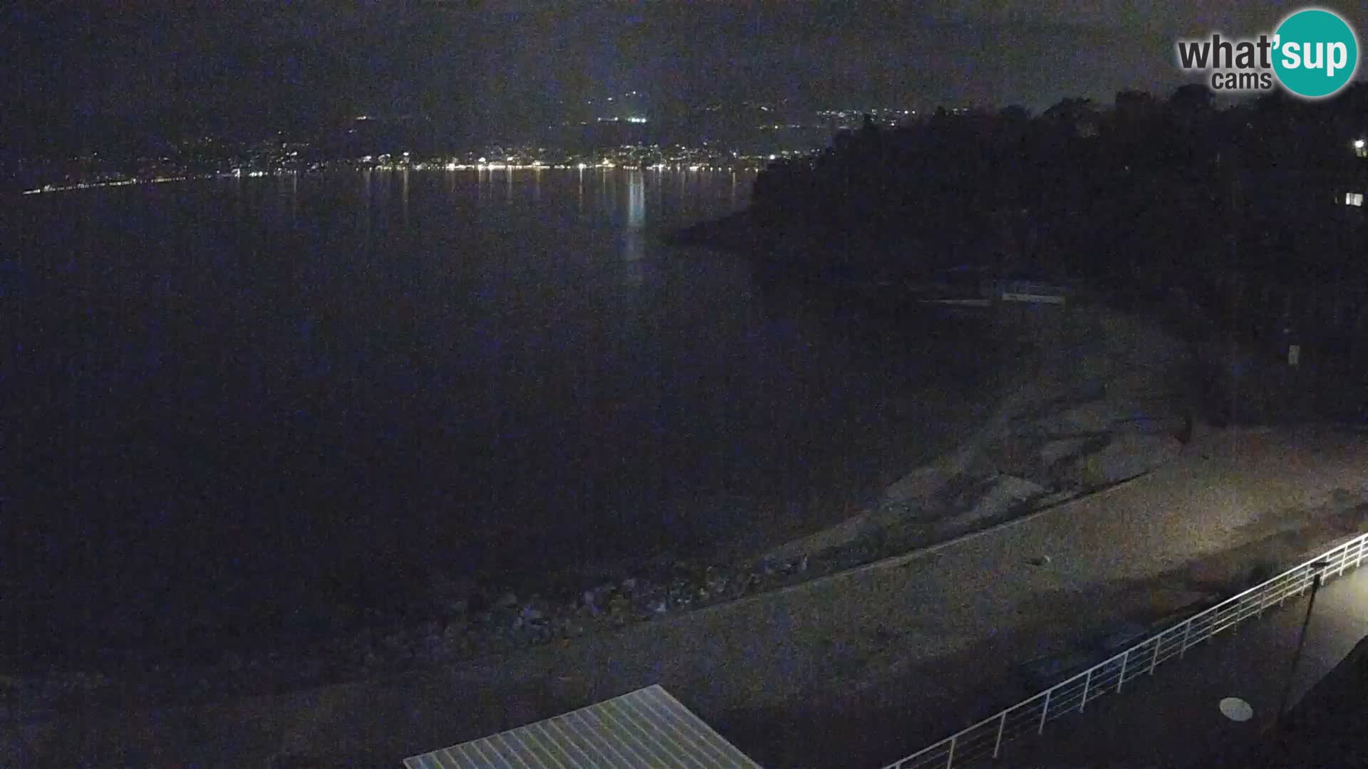 Rijeka web kamera plaža pri Bazenih Kantrida