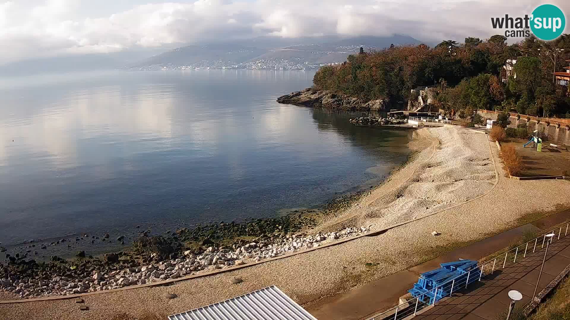 Rijeka web kamera plaža pri Bazenih Kantrida