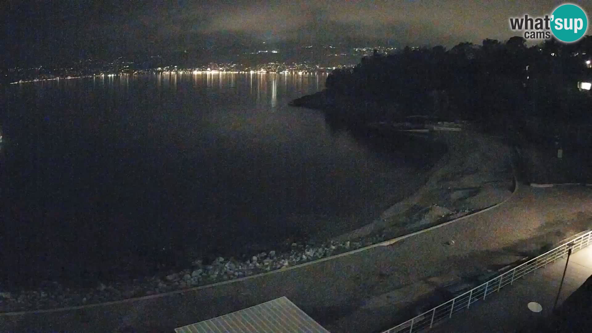 Rijeka web kamera plaža pri Bazenih Kantrida