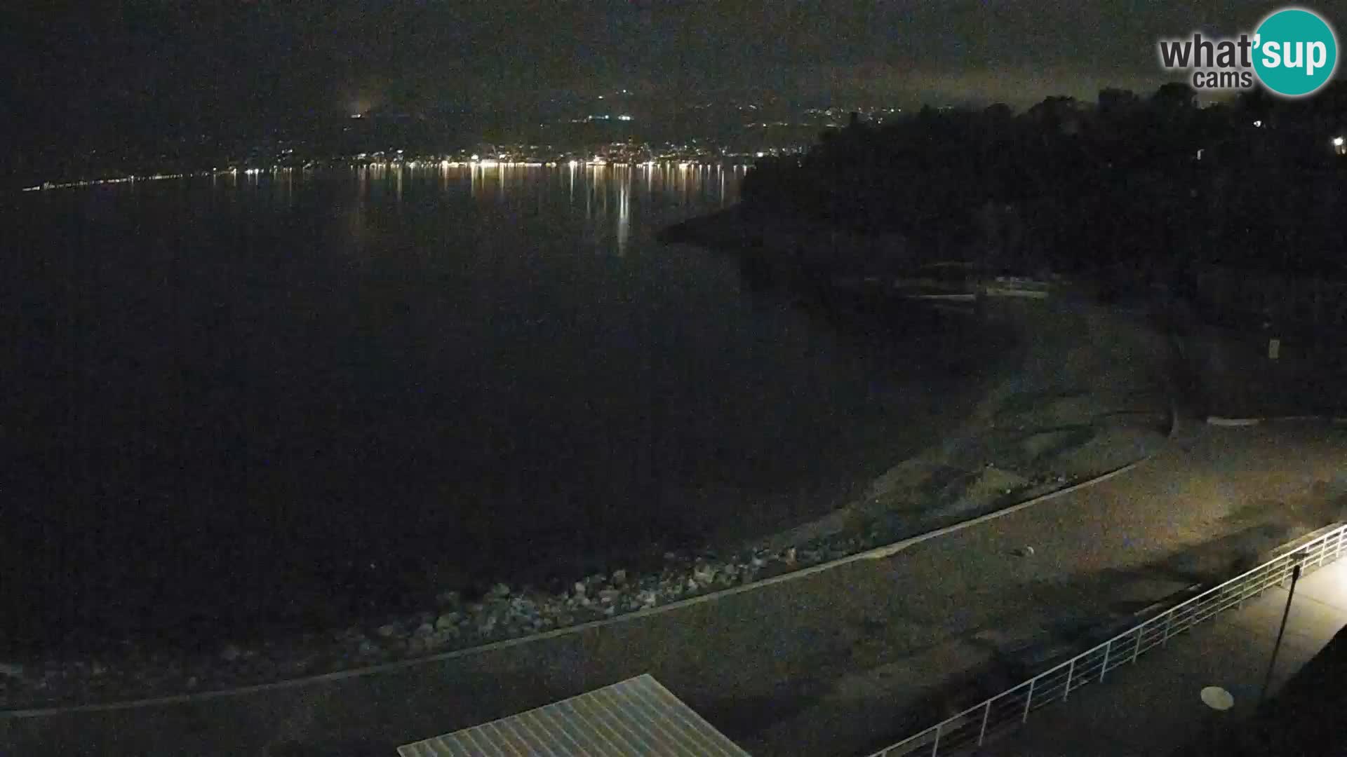 Reka Spletna kamera  plaža pri Bazenih Kantrida