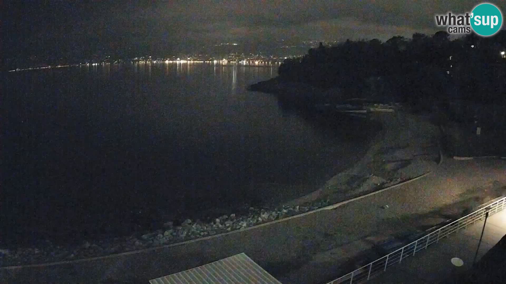 Rijeka web kamera plaža pri Bazenih Kantrida