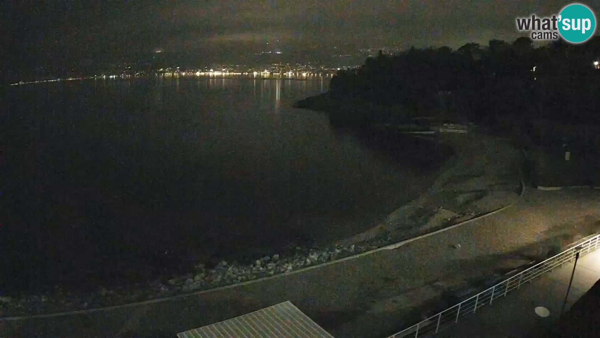 Rijeka web kamera plaža pri Bazenih Kantrida