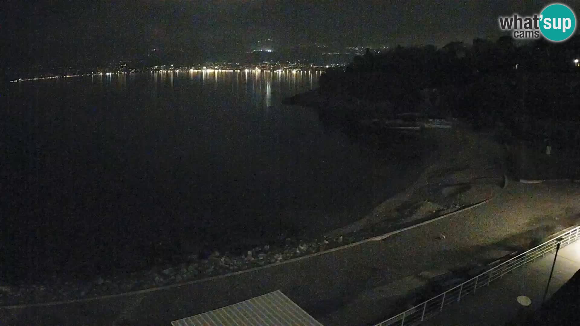 Rijeka web kamera plaža pri Bazenih Kantrida