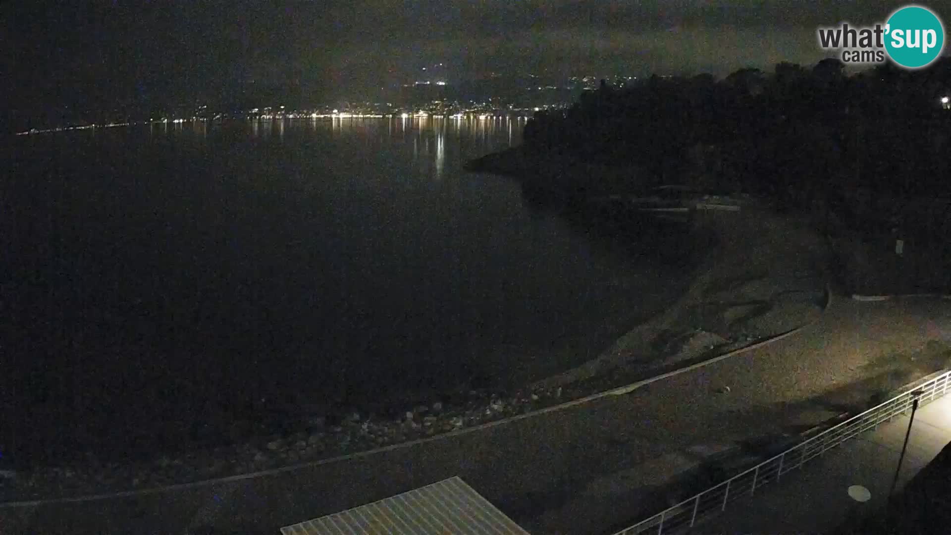 Rijeka web kamera plaža pri Bazenih Kantrida