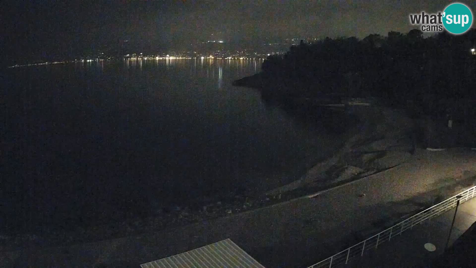 Rijeka web kamera plaža pri Bazenih Kantrida