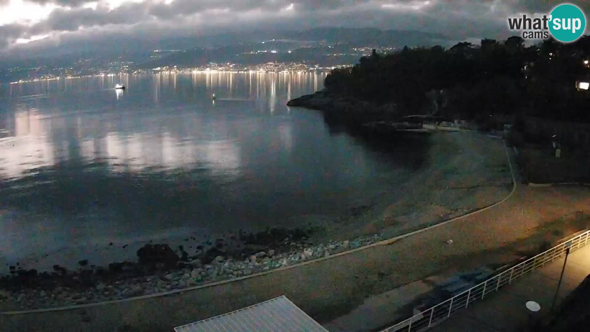 Rijeka web kamera plaža pri Bazenih Kantrida