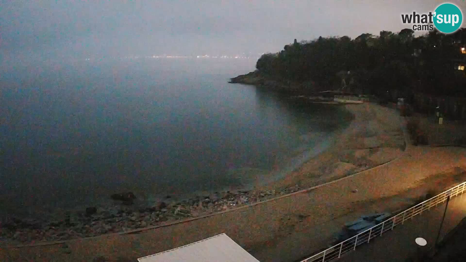 Reka Spletna kamera  plaža pri Bazenih Kantrida