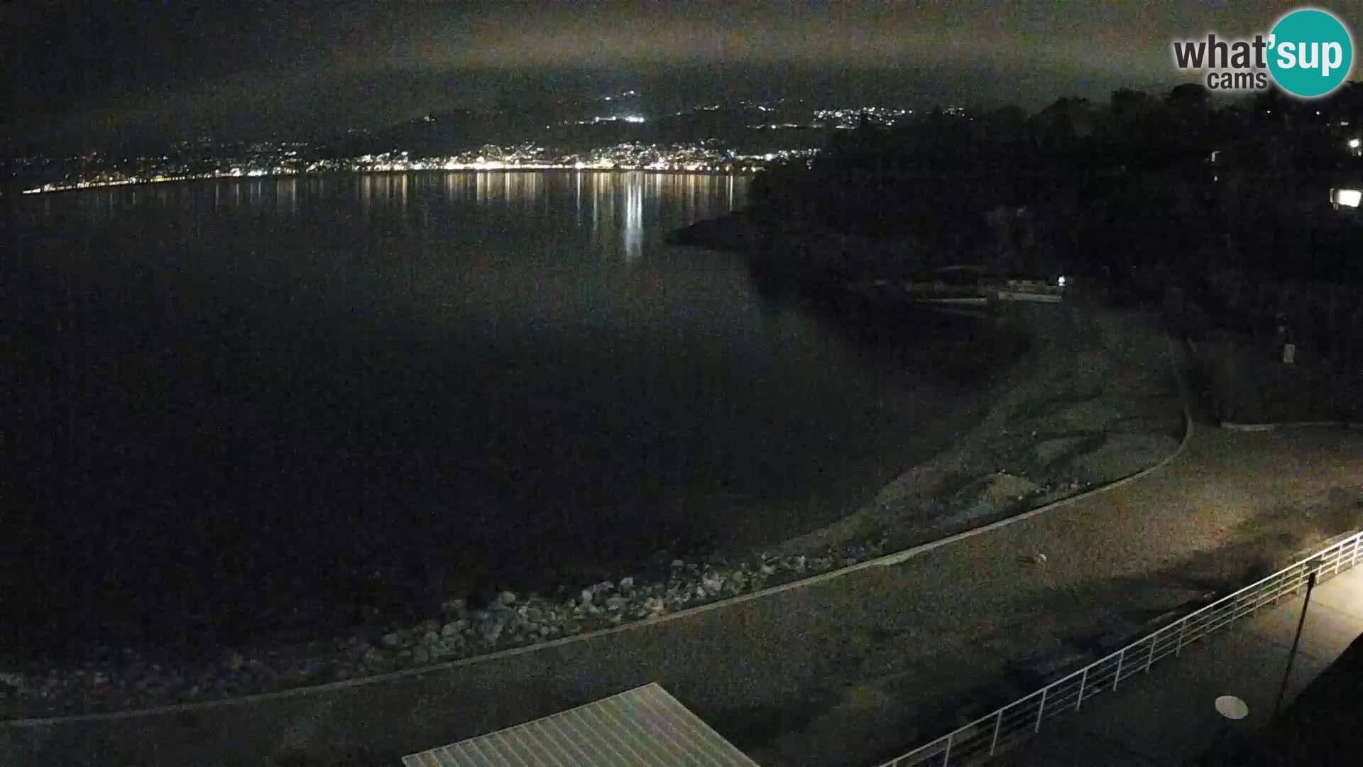 Rijeka web kamera plaža pri Bazenih Kantrida