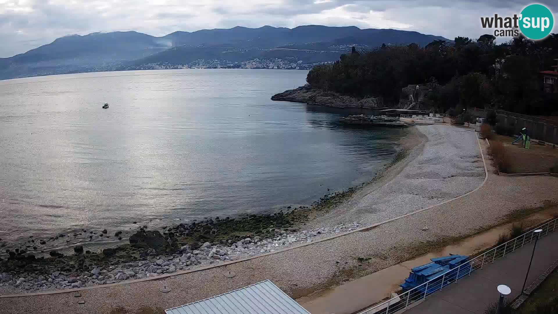 Reka Spletna kamera  plaža pri Bazenih Kantrida